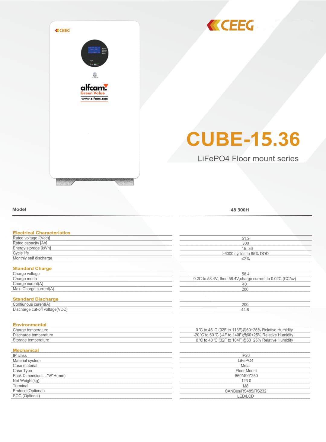 Batteria 15KWh al litio